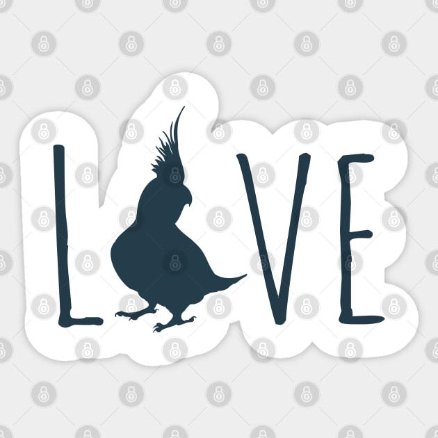 love cockatiels Sticker by FandomizedRose